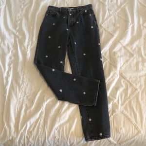 Pacsun black Raining Daisy high waisted jeans